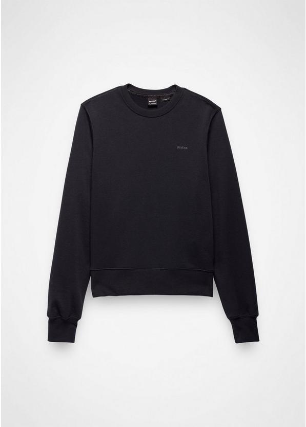 prAna Fleece Crew Sweatshirt, Color: Black, image 5