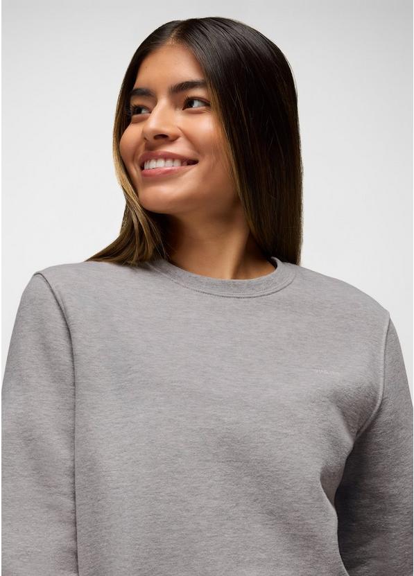 prAna Fleece Crew Sweatshirt, Color: Heather Grey, image 7