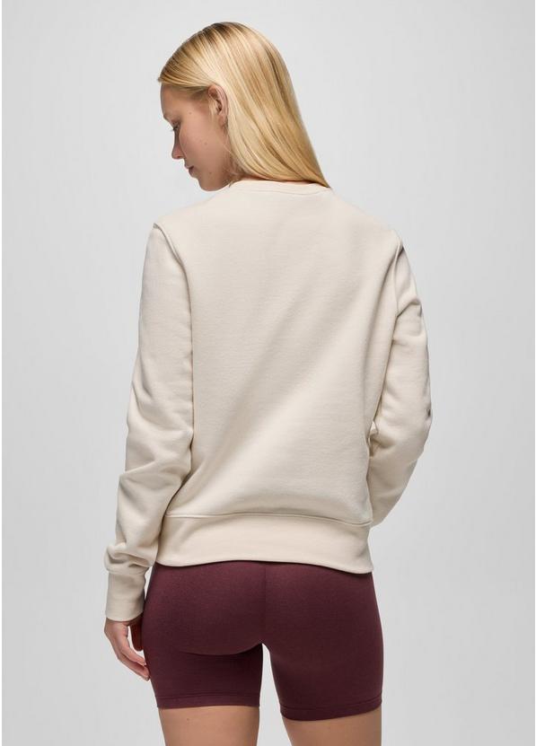 prAna Fleece Crew Sweatshirt, Color: Canvas, image 2