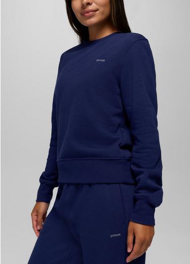 prAna Fleece Crew Sweatshirt, Color: Capulet Blue, image 4