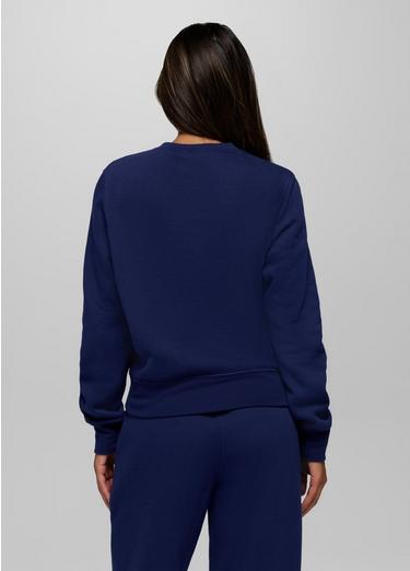 prAna Fleece Crew Sweatshirt, Color: Capulet Blue, image 2