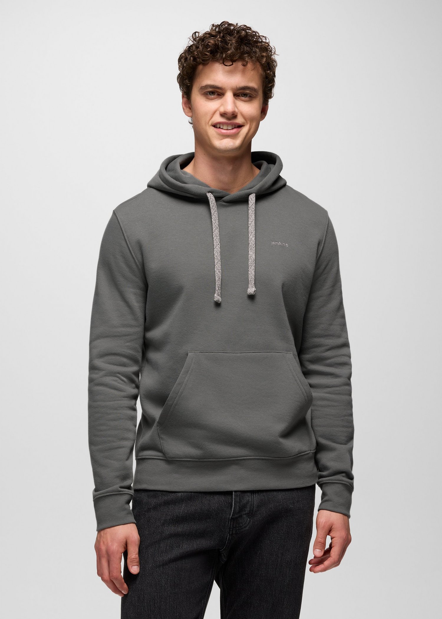 Mens prAna Fleece Hoodie - Thyme