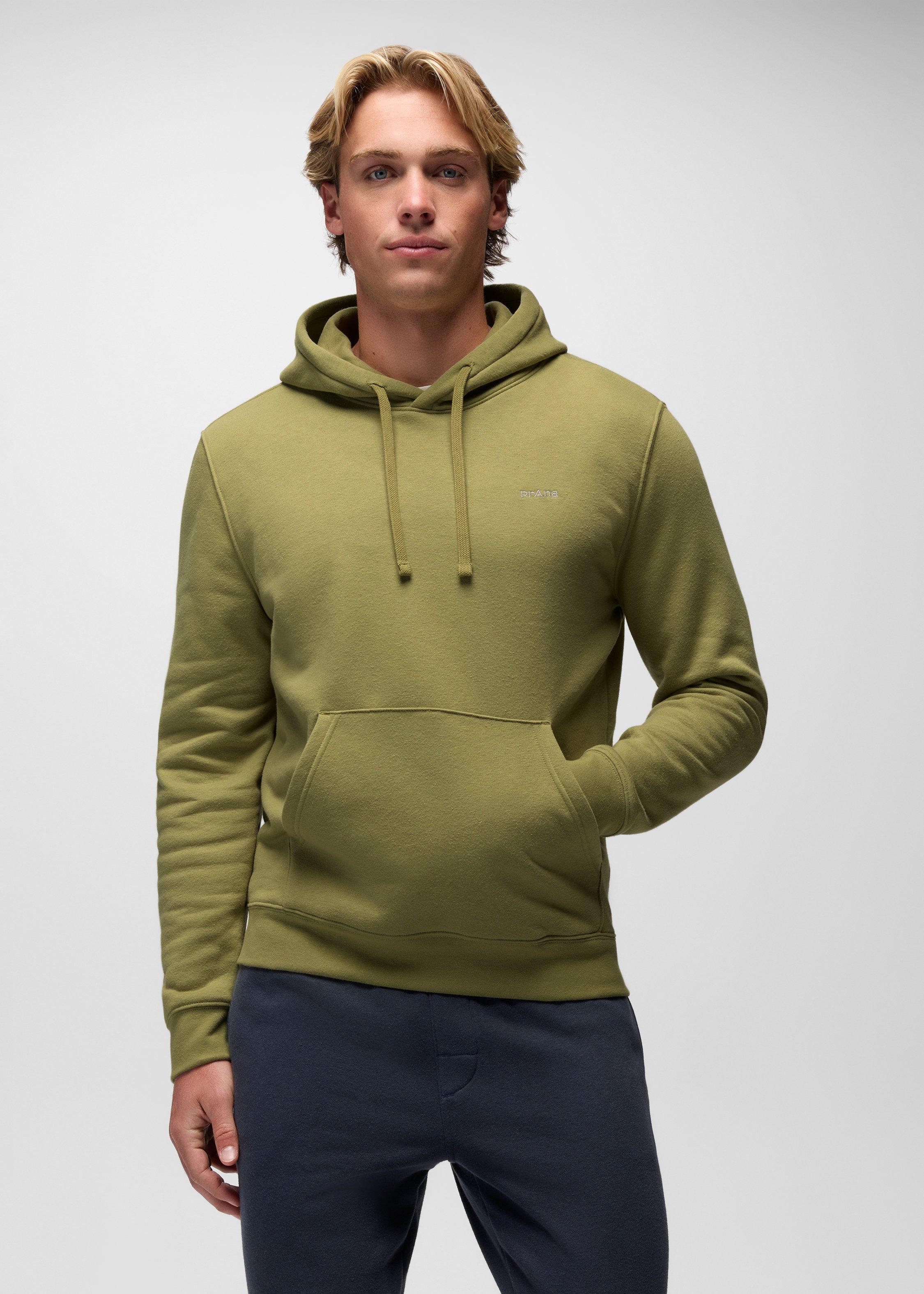 Mens prAna Fleece Hoodie - Olympia