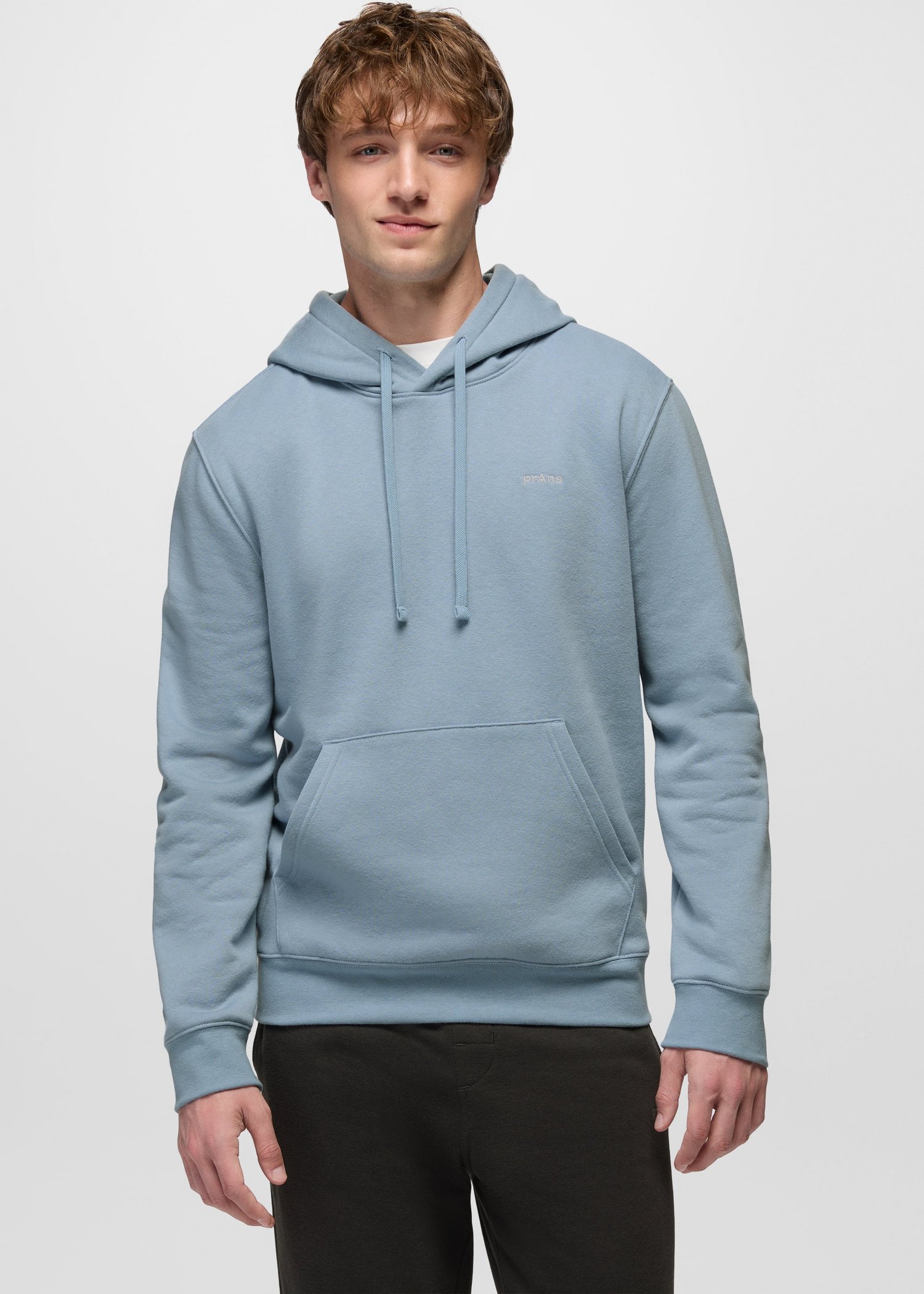 Mens prAna Fleece Hoodie - Glacier Skies