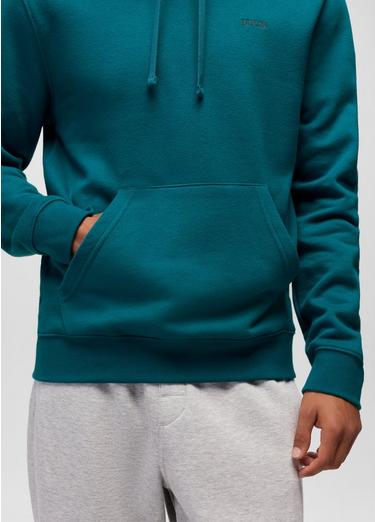 prAna Fleece Hoodie, Color: Blue Coral, image 4