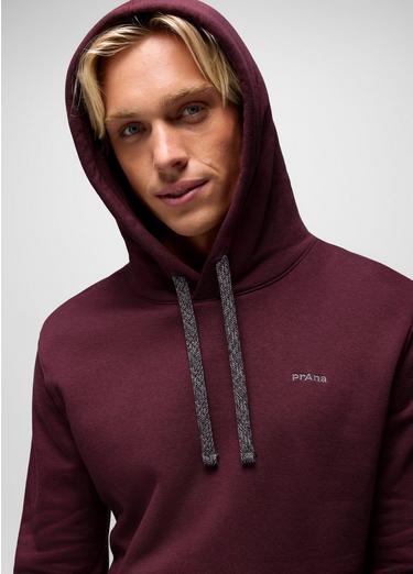prAna Fleece Hoodie, Color: Deep Vino, image 7