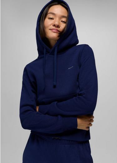 prAna Fleece Hoodie, Color: Capulet Blue, image 4