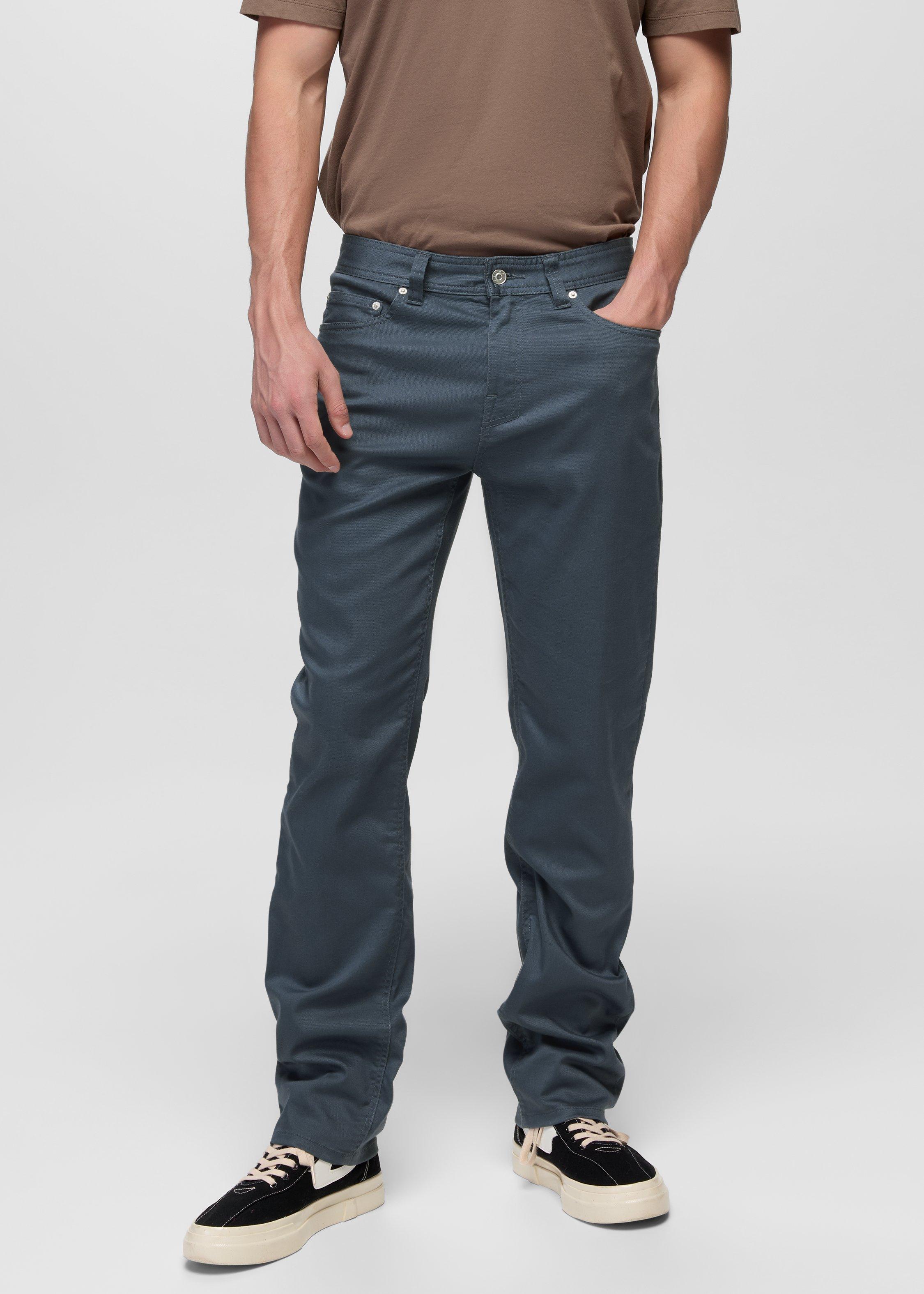 Mens prAna Bridger Slim Jean - Grey Blue