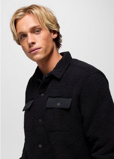 Encinitas Fleece Shacket, Color: Black, image 3