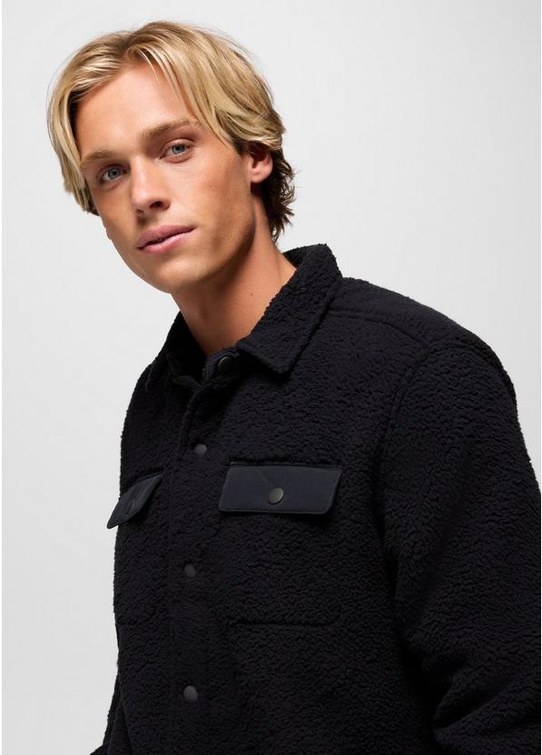 Encinitas Fleece Shacket, Color: Black, image 3