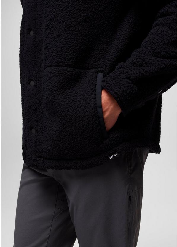 Encinitas Fleece Shacket, Color: Black, image 4