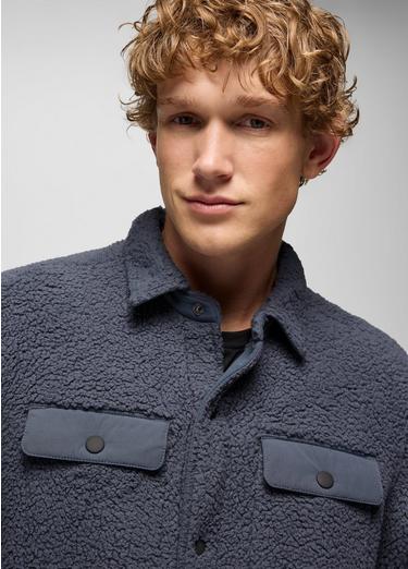 Encinitas Fleece Shacket, Color: Thundercloud, image 7