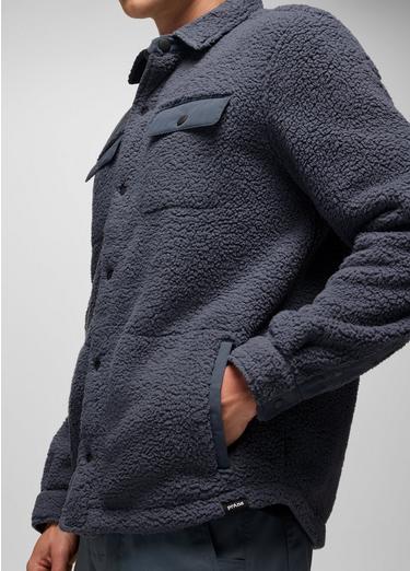 Encinitas Fleece Shacket, Color: Thundercloud, image 8