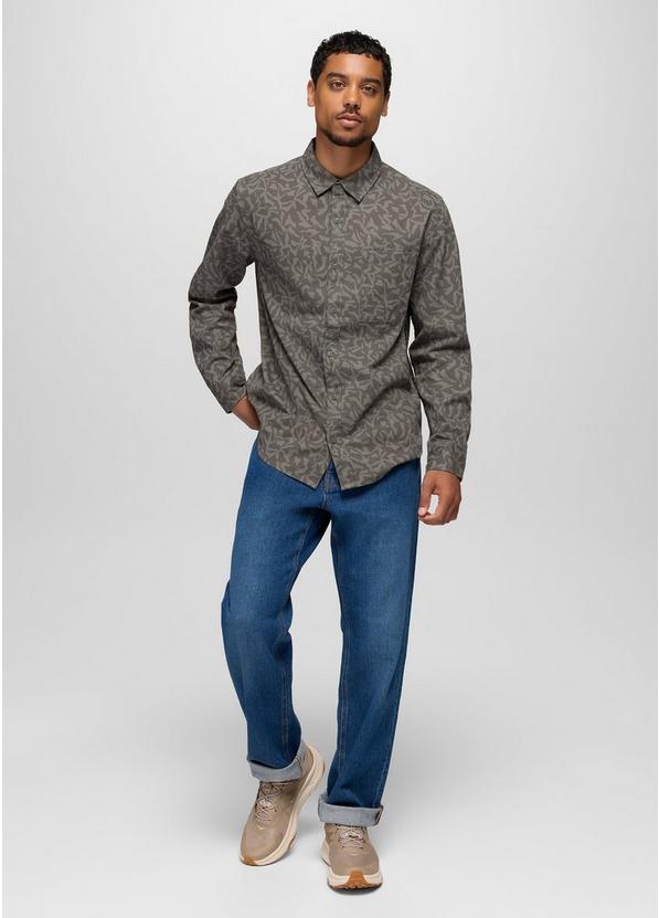 Arbored Long Sleeve Shirt, Color: Nori Freestyle, image 5