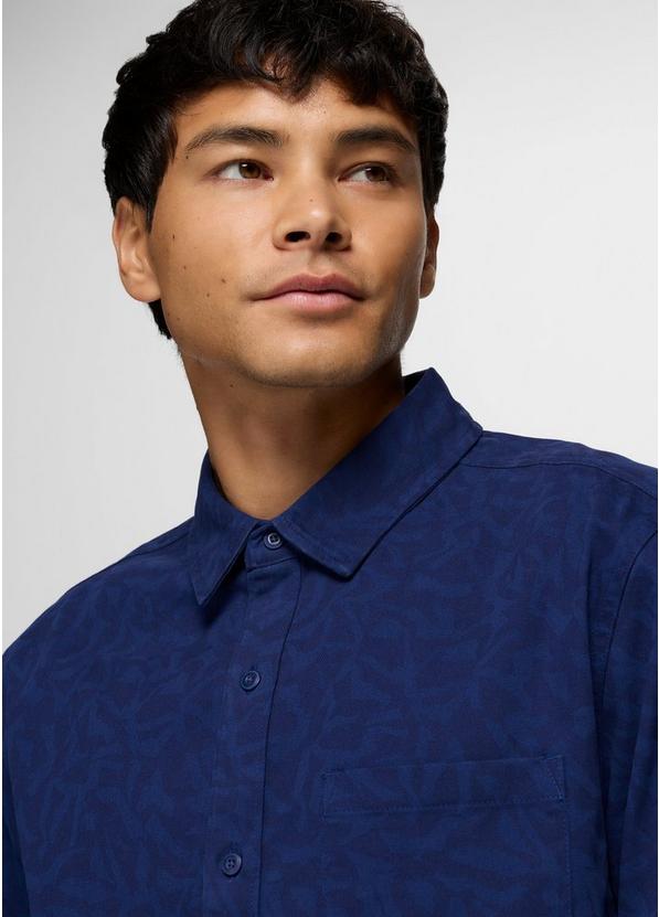 Arbored Long Sleeve Shirt, Color: Capulet Blue Freestyle, image 3