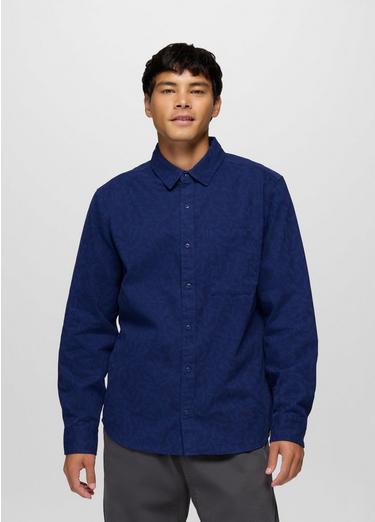 Arbored Long Sleeve Shirt, Color: Capulet Blue Freestyle, image 17