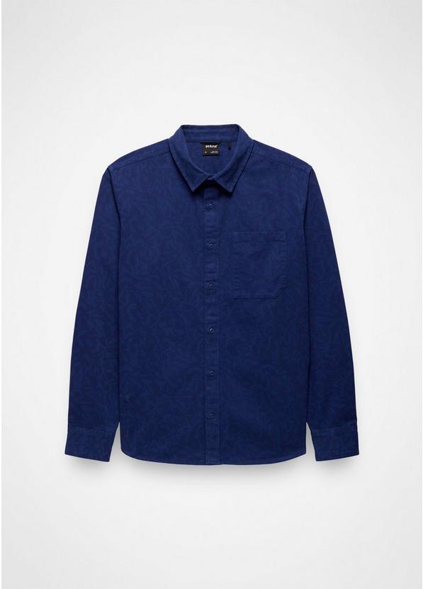 Arbored Long Sleeve Shirt, Color: Capulet Blue Freestyle, image 6