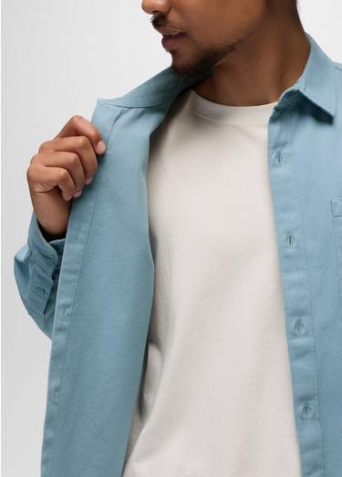 Arbored Long Sleeve Shirt, Color: Glacier Skies, image 8