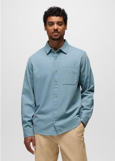 Arbored Long Sleeve Shirt, Color: Glacier Skies, image 5