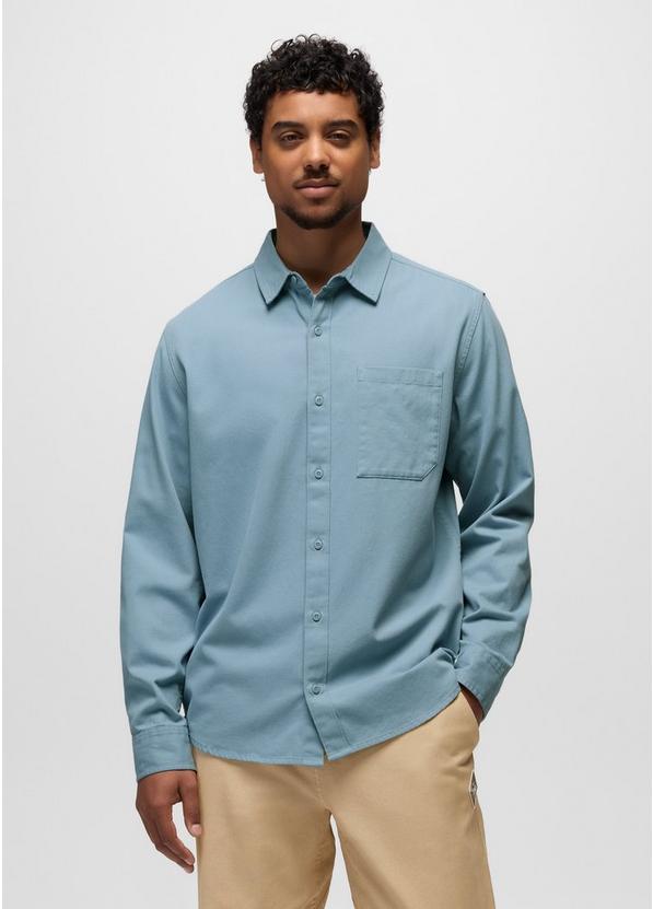 Arbored Long Sleeve Shirt, Color: Glacier Skies, image 1