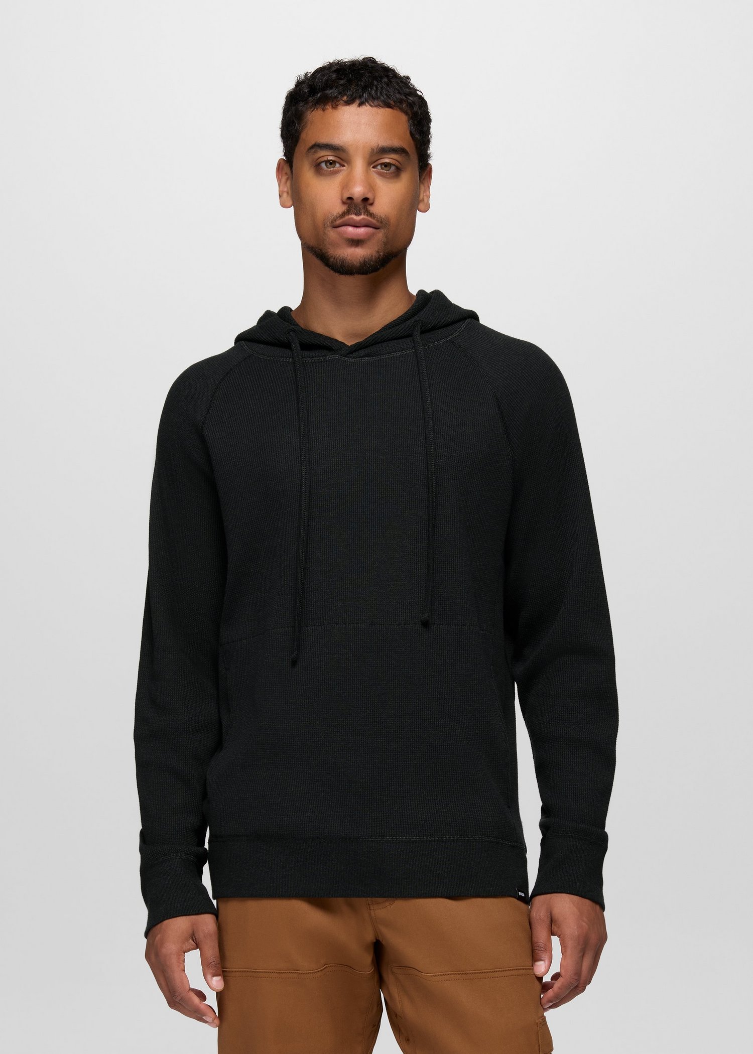 Mens prAna Touchstone Hoodie - Black Heather