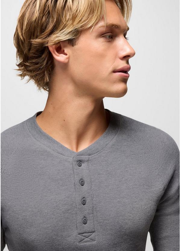 Touchstone Henley, Color: Heather Grey, image 3