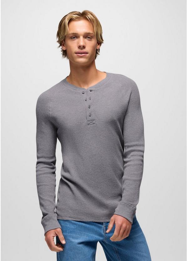 Touchstone Henley, Color: Heather Grey, image 1