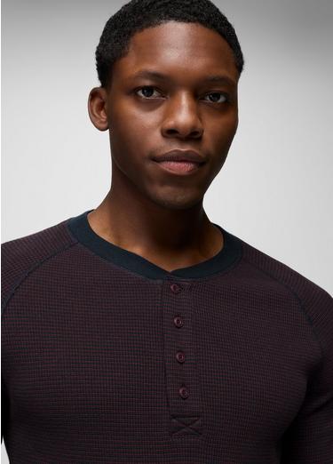Touchstone Henley, Color: Cacao Stripe, image 7
