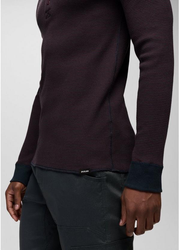 Touchstone Henley, Color: Cacao Stripe, image 4