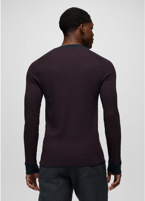 Touchstone Henley, Color: Cacao Stripe, image 2