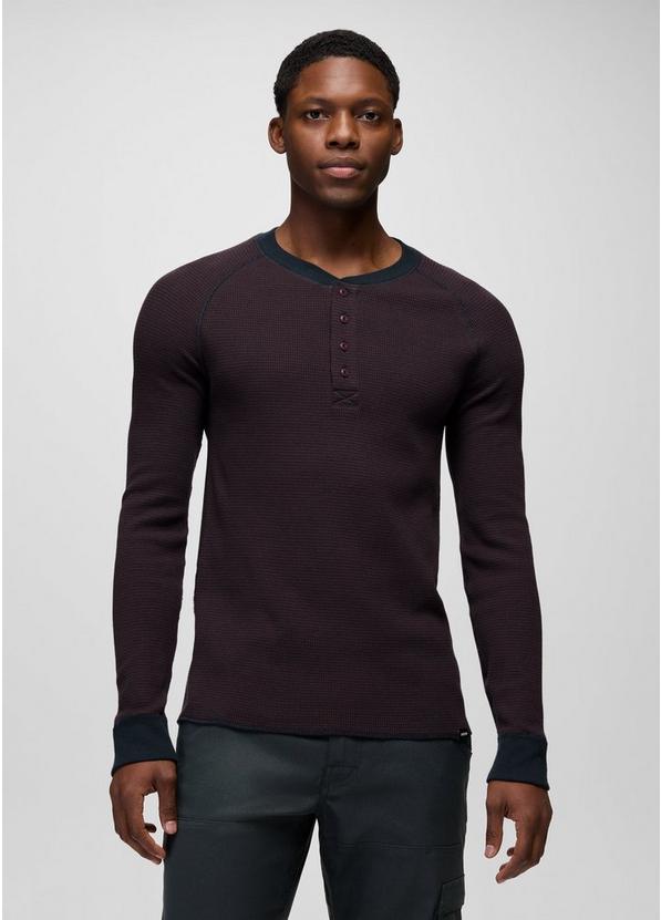 Touchstone Henley, Color: Cacao Stripe, image 1