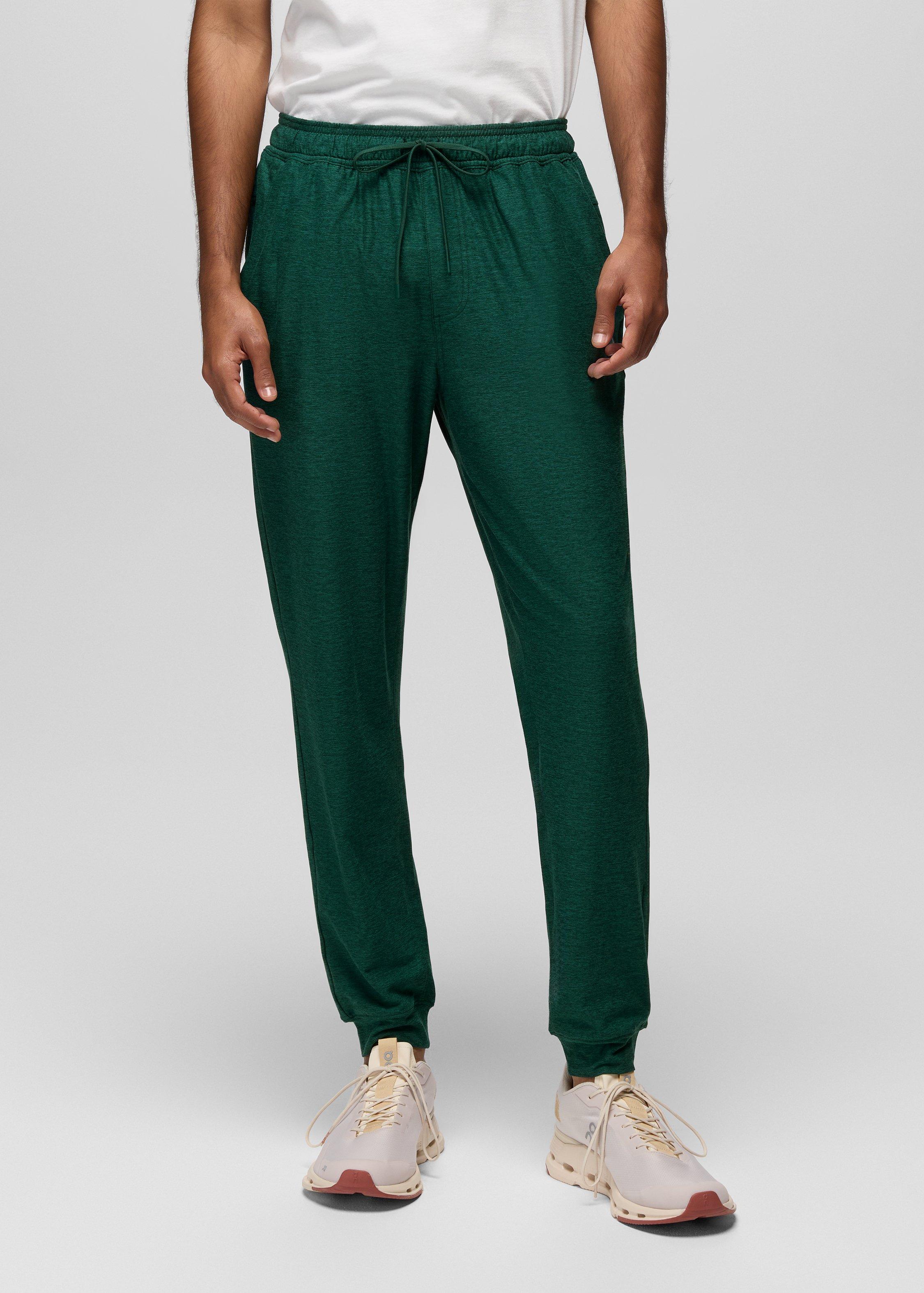 Mens prAna Altitude Tracker Light Jogger - Root Green Heather