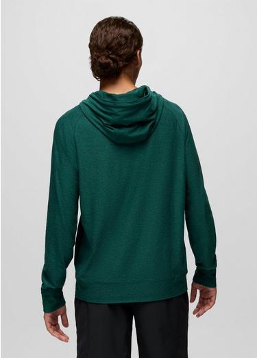 Altitude Tracker Light Hoodie, Color: Root Green Heather, image 18