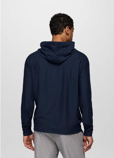 Altitude Tracker Light Hoodie, Color: Nautical Heather, image 6