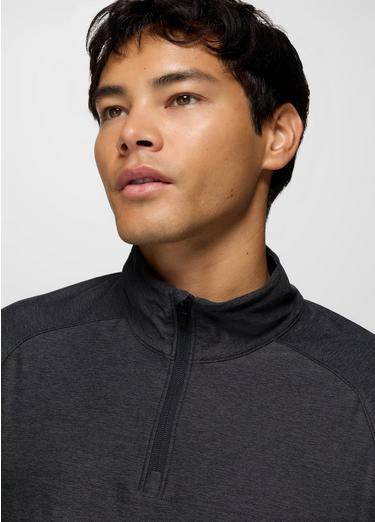 Altitude Tracker Light 1/4 Zip, Color: Black Heather, image 15