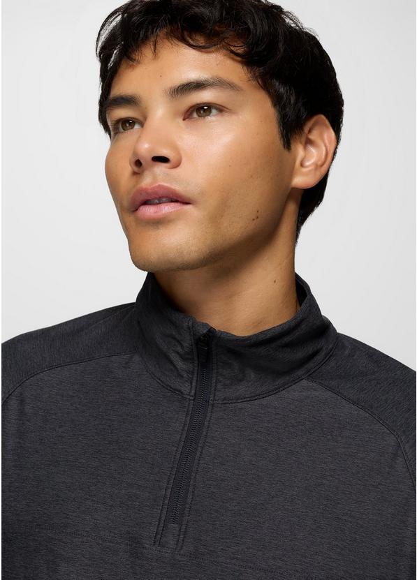 Altitude Tracker Light 1/4 Zip, Color: Black Heather, image 3