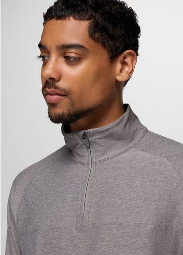 Altitude Tracker Light 1/4 Zip, Color: Medium Heather Grey, image 11
