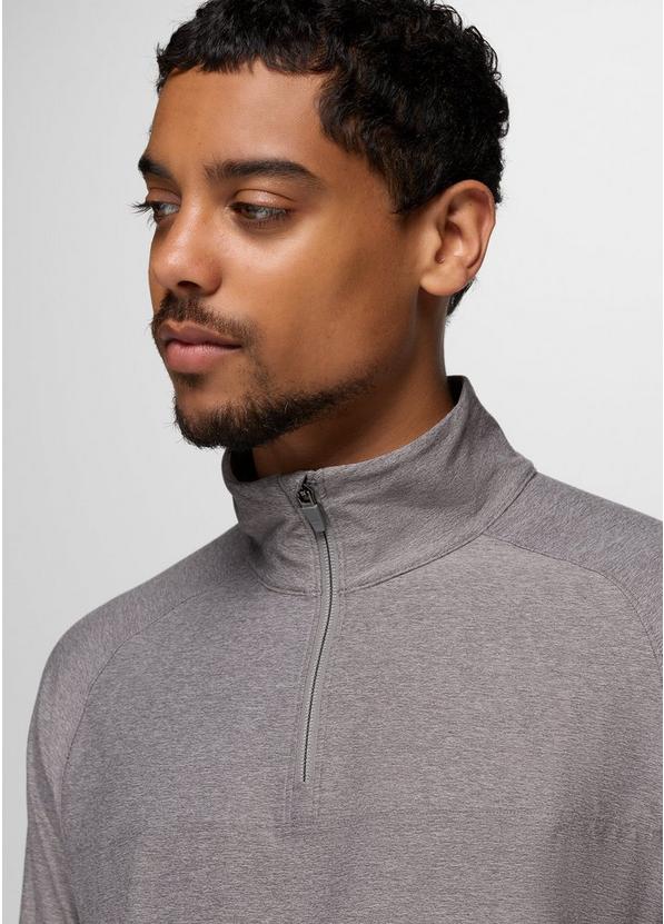 Altitude Tracker Light 1/4 Zip, Color: Medium Heather Grey, image 3