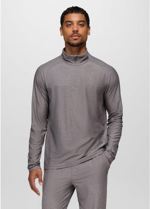 Altitude Tracker Light 1/4 Zip, Color: Medium Heather Grey, image 1