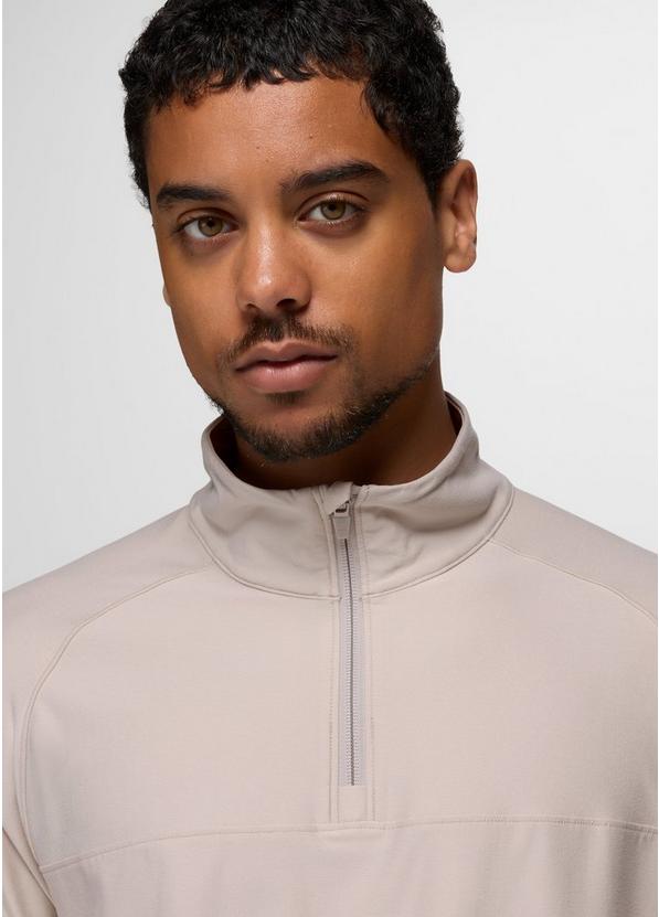 Altitude Tracker Light 1/4 Zip, Color: Almond Heather, image 5