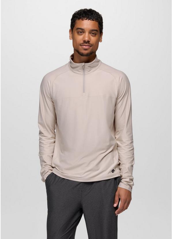 Altitude Tracker Light 1/4 Zip, Color: Almond Heather, image 1