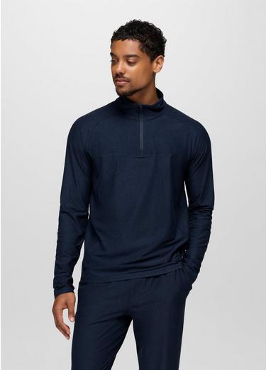 Altitude Tracker Light 1/4 Zip, Color: Nautical Heather, image 1