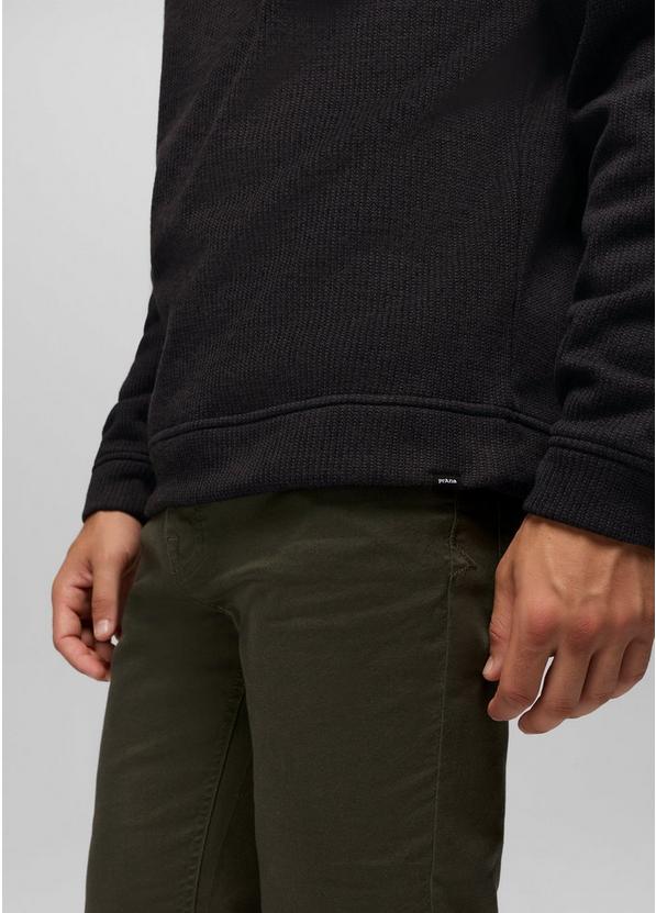 Two Harbors 1/4 Zip Sweater, Color: Black Heather, image 4