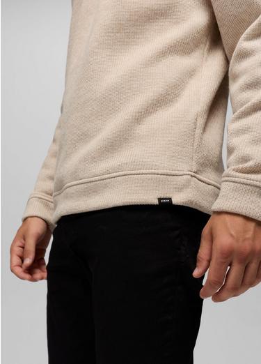 Two Harbors 1/4 Zip Sweater, Color: Oatmeal Heather, image 4