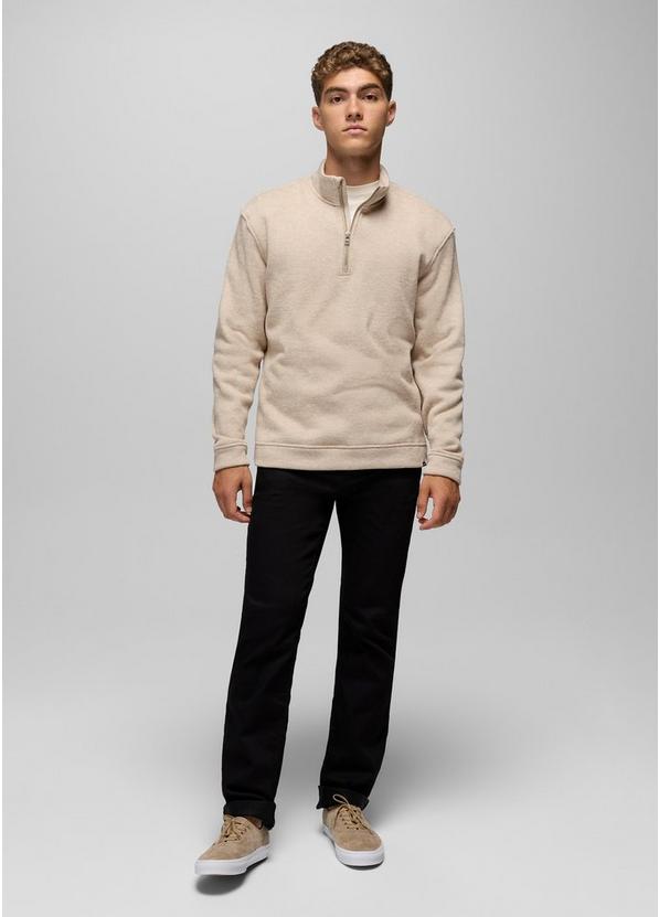 Two Harbors 1/4 Zip Sweater, Color: Oatmeal Heather, image 5