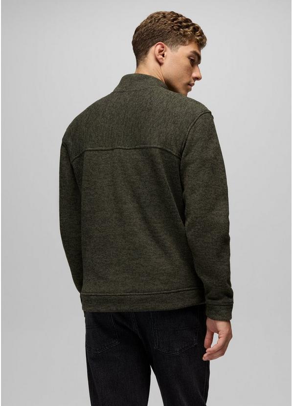 Two Harbors 1/4 Zip Sweater, Color: Spruce Heather, image 2