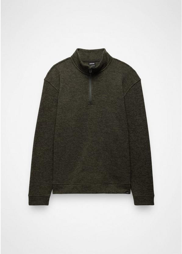 Two Harbors 1/4 Zip Sweater, Color: Spruce Heather, image 6