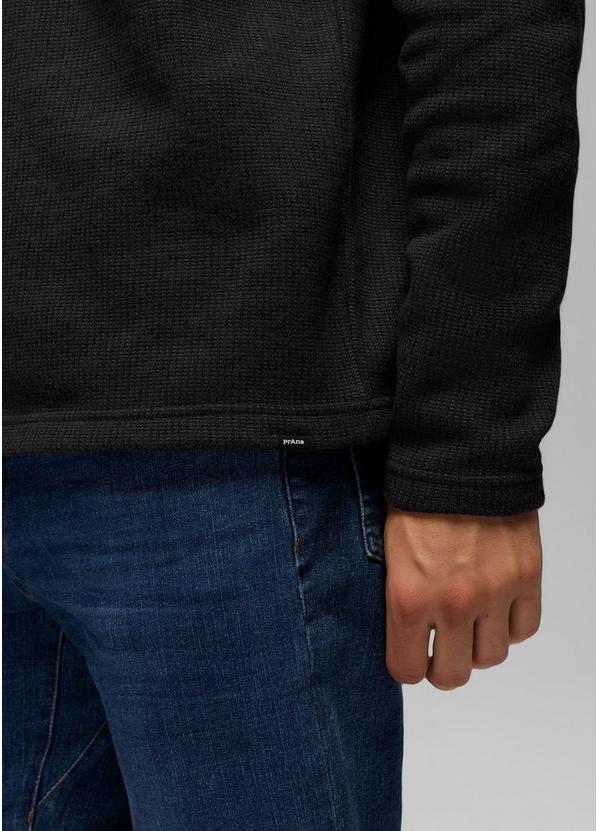 Two Harbors Sweater Crew, Color: Black Heather, image 4