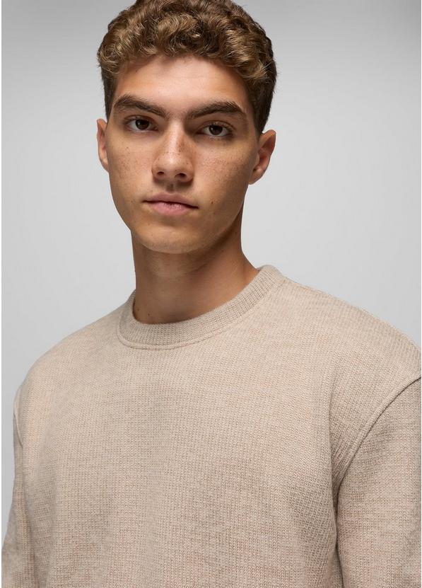 Two Harbors Sweater Crew, Color: Oatmeal Heather, image 3