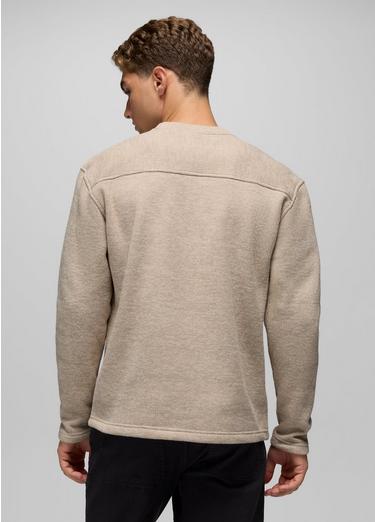 Two Harbors Sweater Crew, Color: Oatmeal Heather, image 2